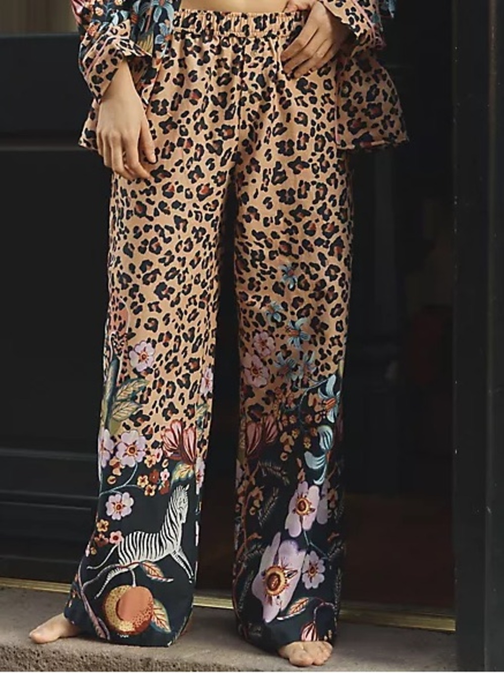 Anthropologie Lyrebird Flannel Small Pajama Pants Only New